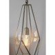 Endon-73117 - Avery - Antique Brass with Glass Lantern Pendant