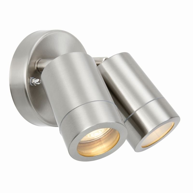 Saxby-73446 - Atlantis - Marine Grade Stainless Steel Twin Spotlights