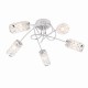 Bathroom Lights - Colby - Polished Chrome with Glass 5 Light Centre Fitting Endon-73601 - Colby - Polished Chrome with Glass 5 Light Centre Fitting