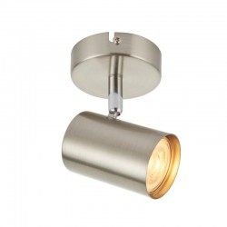 Arezzo - Satin Chrome & Chrome Single Spotlight Arezzo - Satin Chrome & Chrome Single Spotlight