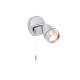 Bathroom Lights - Porto - Bathroom Polished Chrome Single Spotlight Endon-73691 - Porto - Bathroom Polished Chrome Single Spotlight