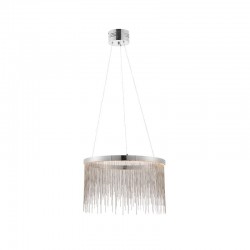 Zelma - Chrome LED Pendant with Delicate Chains Zelma - Chrome LED Pendant with Delicate Chains
