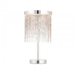 Zelma - Chrome LED Table Lamp with Delicate Chains Zelma - Chrome LED Table Lamp with Delicate Chains