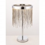 Zelma - Chrome LED Table Lamp with Delicate Chains Zelma - Chrome LED Table Lamp with Delicate Chains