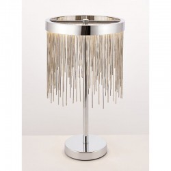 Zelma - Chrome LED Table Lamp with Delicate Chains Zelma - Chrome LED Table Lamp with Delicate Chains