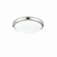 Ceiling Lights - Montana - LED Round Chrome and White Flush Saxby-74768 - Montana - LED Round Chrome and White Flush