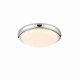 Ceiling Lights - Montana - LED Round Chrome and White Flush Saxby-74768 - Montana - LED Round Chrome and White Flush