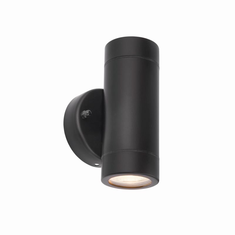 Saxby-75432 - Palin - Outdoor Black Up&Down Wall Lamp