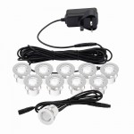 Kios 2 - LED Set of 10 Decking Lights 6500K