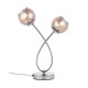 Table & Floor Lamp - Aerith - Smoky Mirror Glass & Chrome Touch Table Lamp Endon-76125 - Aerith - Smoky Mirror Glass & Chrome Touch Table Lamp