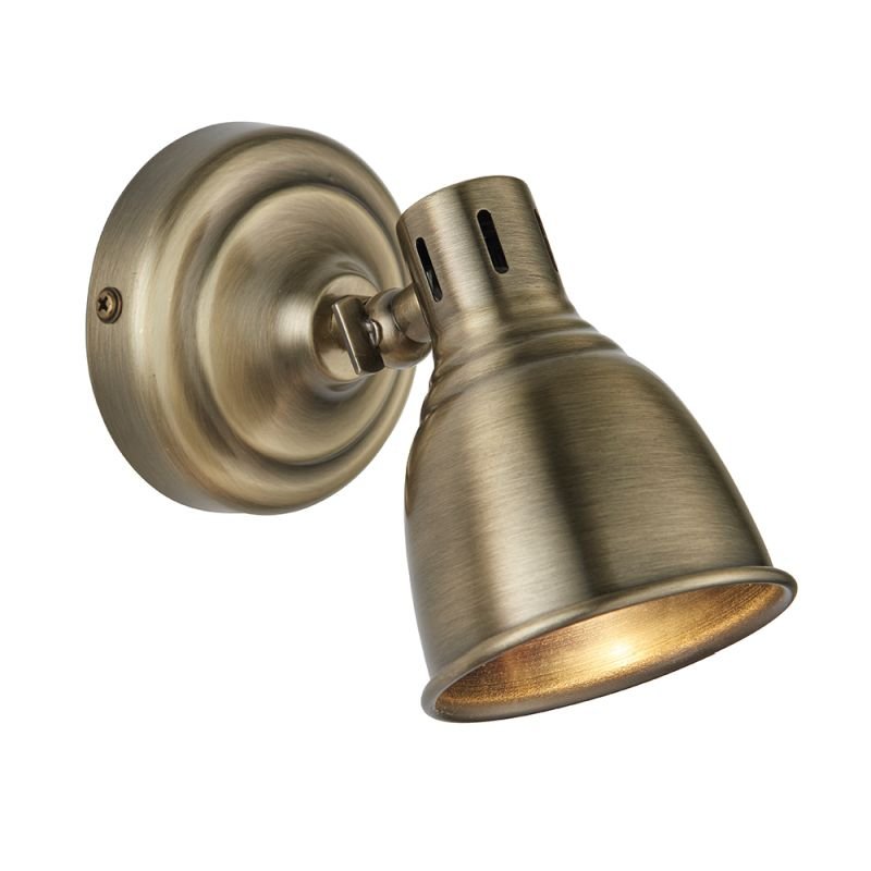 Endon-76277 - Westbury - Antique Brass Single Spotlight