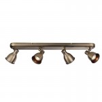 Westbury - Antique Brass 4 Light Spotlights Westbury - Antique Brass 4 Light Spotlights