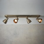 Westbury - Antique Brass 4 Light Spotlights Westbury - Antique Brass 4 Light Spotlights