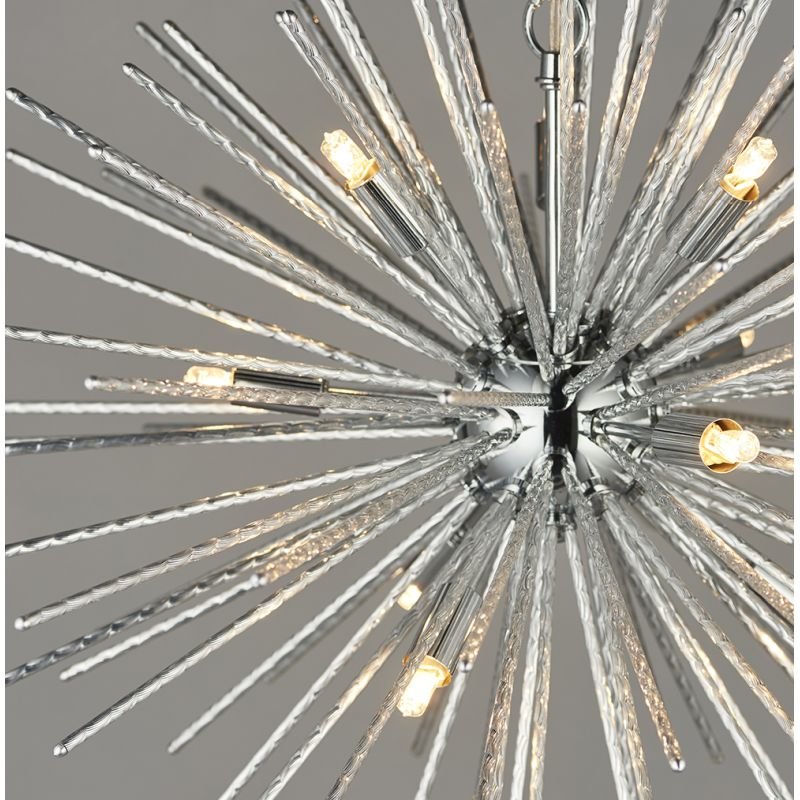 Endon-76350 - Lena - Polished Chome 9 Light Sputnik Pendant