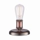 Endon-76355 - Hal - Aged Pewter and Aged Copper Small Table Lamp