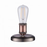 Hal - Aged Pewter & Aged Copper Small Table Lamp Hal - Aged Pewter & Aged Copper Small Table Lamp