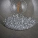 Endon-76381 - Harbour - Clear Glass with Bubbles & Chrome Medium Pendant