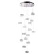 Endon-76486 - Prisma - Chrome 16 Light LED Cluster Pendant with Crystal