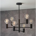 Studio - Matt Black 6 Light Centre Fitting Studio - Matt Black 6 Light Centre Fitting