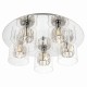 Endon-76517 - Verina - Crystal and Clear Glass Diffuser Ceiling Lamp