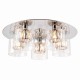Endon-76517 - Verina - Crystal and Clear Glass Diffuser Ceiling Lamp