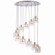 Endon-76518 - Verina - Crystal and Clear Glass Diffuser 12 Light Cluster Pendant