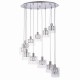 Endon-76518 - Verina - Crystal and Clear Glass Diffuser 12 Light Cluster Pendant