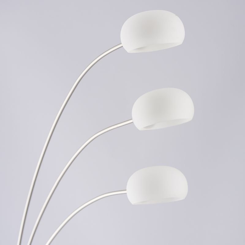 Endon-76567 - Jaspa - LED White & Satin Nickel 3 Light Floor Lamp