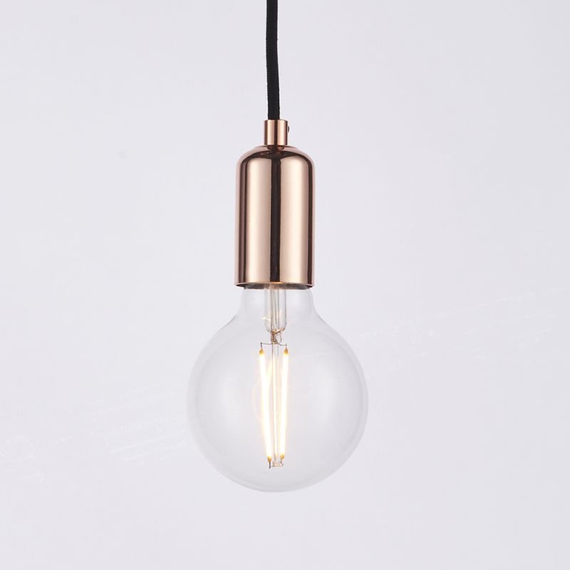 Ceiling Lights - Studio - Copper & Black 3 Light Spider Pendant Endon-76579 - Studio - Copper & Black 3 Light Spider Pendant