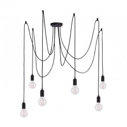 Studio - Matt Black 6 Light Spider Pendant Studio - Matt Black 6 Light Spider Pendant