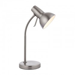 Amalfi - Satin Nickel Task Lamp with USB Amalfi - Satin Nickel Task Lamp with USB