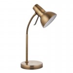 Amalfi - Antique Brass Task Lamp with USB Amalfi - Antique Brass Task Lamp with USB