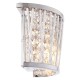 Wall Lights - Sophia - Crystal & Chrome Wall Lamp Endon-76698 - Sophia - Crystal & Chrome Wall Lamp