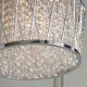 Crystal & Acrylic - Sophia - Crystal & Chrome 3 Light Ceiling Lamp Endon-76708 - Sophia - Crystal & Chrome 3 Light Ceiling Lamp