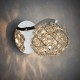Endon-77567 - Talia - Crystal & Chrome 1 Light Wall Lamp