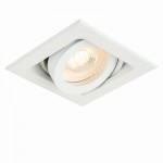 Xeno - Square Matt White Recessed Downlight