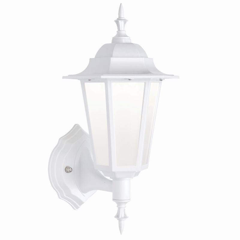 Outdoor - Evesham - LED White & Frosted Wall Lamp Saxby-78618 - Evesham - LED White & Frosted Wall Lamp