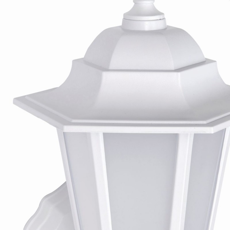 Saxby-78618 - Evesham - Traditional Matt White Wall Lamp 4000K
