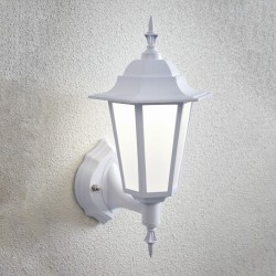 Evesham - Traditional Matt White Wall Lamp 4000K