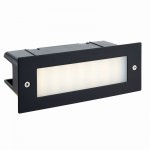 Seina - LED 4000K Black & Frosted Glass Brick Light Seina - LED 4000K Black & Frosted Glass Brick Light