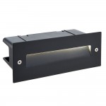 Seina - LED 4000K Black & Frosted Glass Brick Light Seina - LED 4000K Black & Frosted Glass Brick Light
