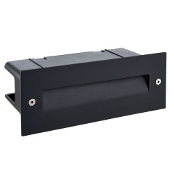 Seina - LED 4000K Black & Frosted Glass Brick Light Seina - LED 4000K Black & Frosted Glass Brick Light