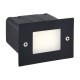 Saxby-78645 - Seina - LED Black & Frosted Glass Half Brick Light