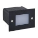 Saxby-78645 - Seina - LED Black & Frosted Glass Half Brick Light