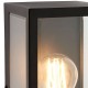 Saxby-78757 - Breton - Outdoor Black Lantern Wall Lamp