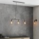 Kitchen Lights - Pipe - Aged Pewter 3 Light Pipe over Island Fitting Endon-78764 - Pipe - Aged Pewter 3 Light Pipe over Island Fitting