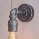 Endon-78765 - Pipe - Aged Pewter 1 Light Pipe Wall Lamp