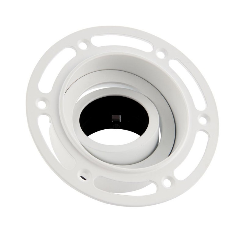 Saxby-78954 - Trimless Tilt - Adjust White Plaster-in Recessed Downlight