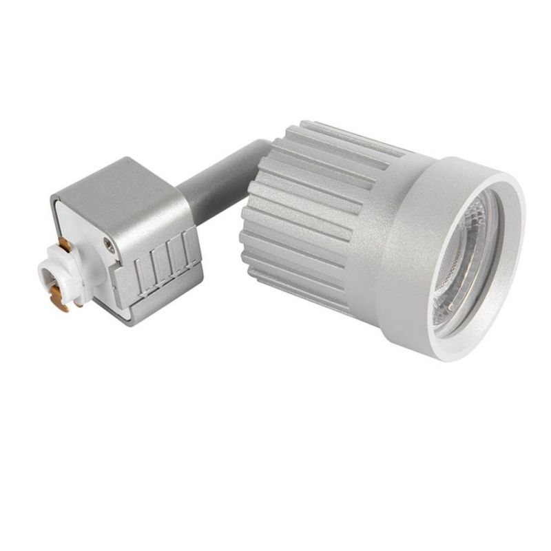 Saxby-78961 - Pacto - LED 4000K Silver Track Head Spotlight