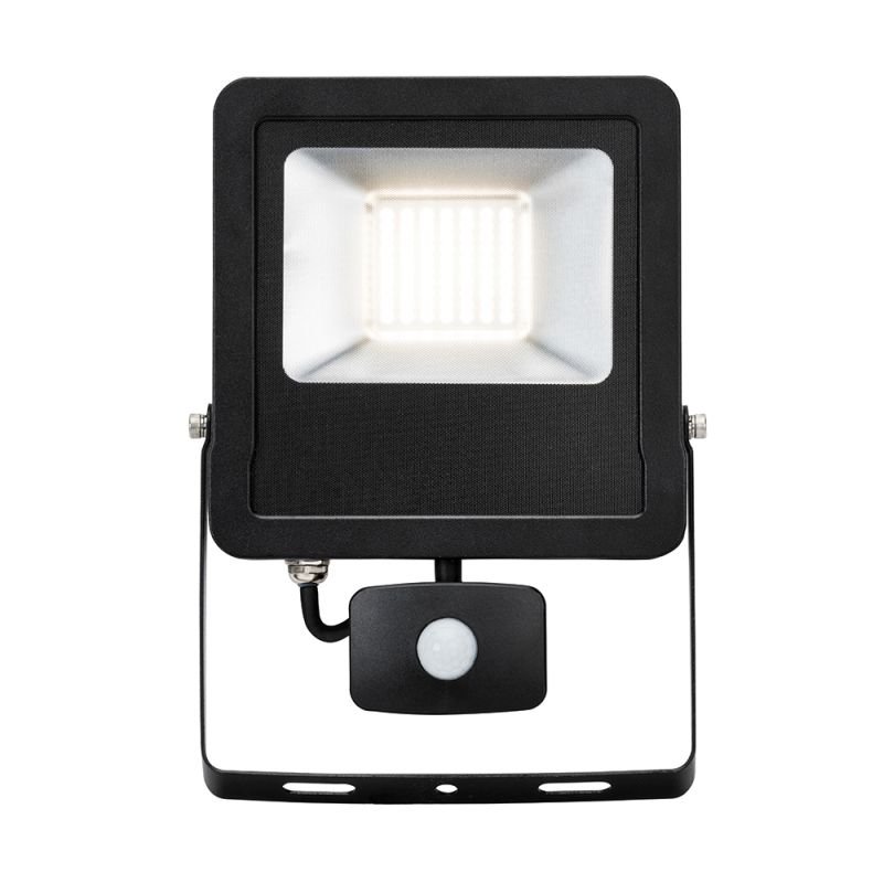 Saxby-78969 - Surge PIR - Outdoor LED Black Floodlight with Sensor 50W